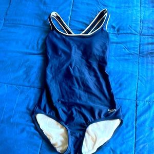 Speedo Racerback one piece swimsuit size Small